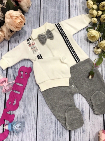 Купить оптом 109. Комбинезон с шапкой,100% хлопок интерлок в Зеленокумске