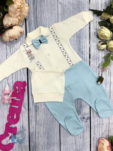 Купить оптом 127. Комбинезон с шапкой,100% хлопок интерлок в Зеленокумске